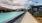 a pool next to a building