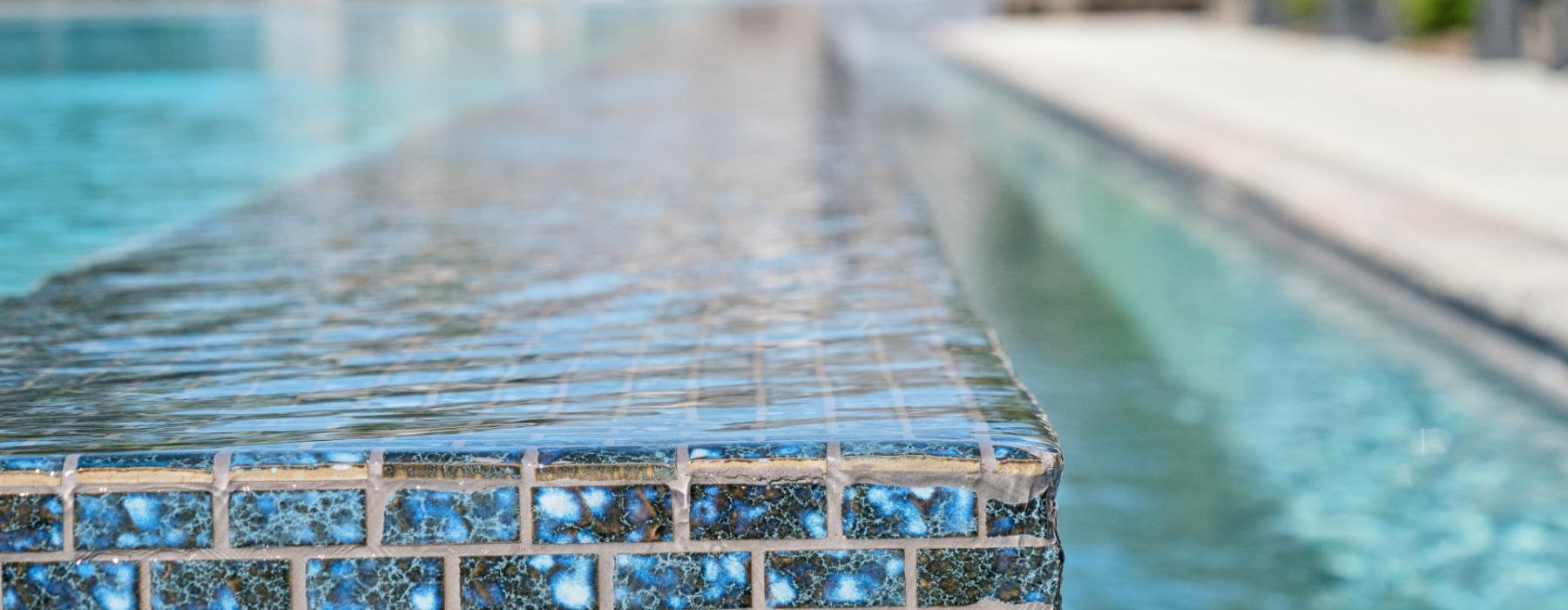 a pool with a fence around it